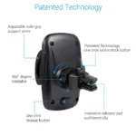 Portronics CLAMP X POR-1101 Car-Vent Mobile Holder with Adjustable Side Arm for Smartphones