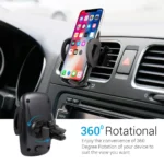 Portronics CLAMP X POR-1101 Car-Vent Mobile Holder with Adjustable Side Arm for Smartphones