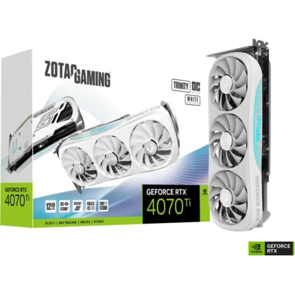 Zotac Gaming GeForce RTX 4070 Ti Trinity OC White Edition 12GB GDDR6X Graphics Card