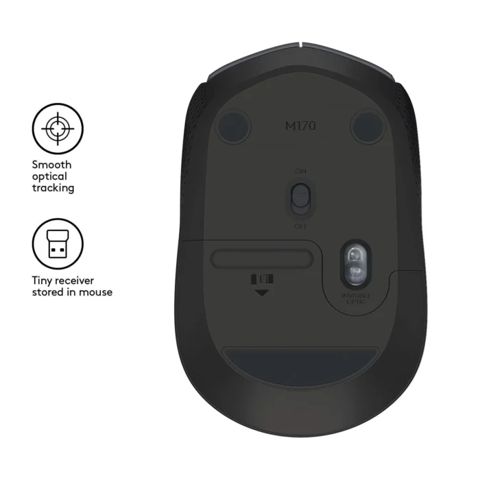logitech M171 Wireless Mouse With 1000 DPI 5
