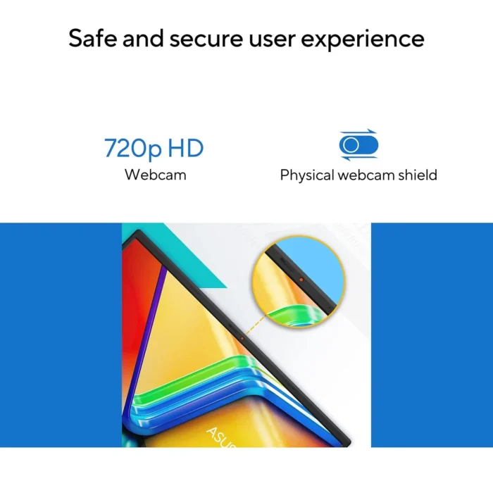 ASUS Vivobook 15, Intel Core i5 1335U, 16GB RAM, 512GB SSD, Win 11, Office 2021, 15.6 Full HD Thin & Light Laptop