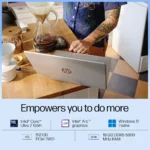 HP 14 AI, Intel Core Ultra 7 155H (16GB, 512GB SSD, Win11, Office 21, Intel Arc Graphics) FHD, Anti-Glare, 14 Inch AI Powered Laptop