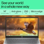 HP Chromebook, Intel Core I3-N305, 8GB LPDDR5, 256GB UFS, Win 11, 14-Inch Anti-Glare, Touchscreen, FHD Laptop
