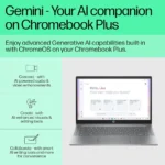 HP Chromebook, Intel Core I3-N305, 8GB LPDDR5, 256GB UFS, Win 11, 14-Inch Anti-Glare, Touchscreen, FHD Laptop