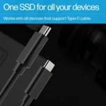 HP P900 512GB USB 3.2 Gen 2 x 2 Portable SSD