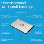 HP P900 512GB USB 3.2 Gen 2 x 2 Portable SSD