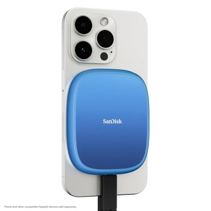 SanDisk 1TB Creator Phone SSD - Up to 1,000 MBs - Compatible with MagSafe for Your USB-C Smartphone