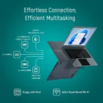 Ultimus S152 Intel Celeron N4020 Processor (4GB, 256GB SSD, Win 11) 15.6 Inch FHD Thin & Light Laptop