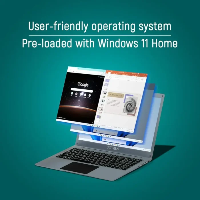 Ultimus S152 Intel Celeron N4020 Processor (4GB, 256GB SSD, Win 11) 15.6 Inch FHD Thin & Light Laptop