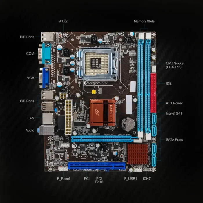 Ant Value G41MAD3 mATX DDR3 Motherboard for Desktop