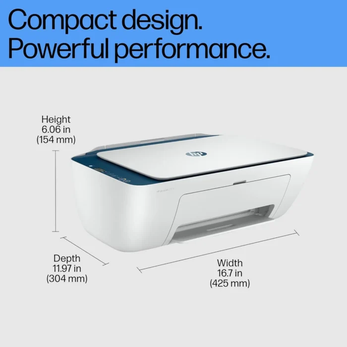 HP DeskJet 2723 Wireless Color All-in-One Inkjet Printer