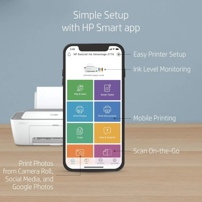 HP DeskJet Ink Advantage 2338 Multi-function Color Inkjet Printer HP DeskJet Ink Advantage 2338 Multi-function Color Inkjet Printer