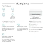 HP DeskJet Plus Ink Advantage 6075 Multi-function WiFi Color Inkjet Printer 4 HP DeskJet Plus Ink Advantage 6075 Multi-function WiFi Color Inkjet Printer
