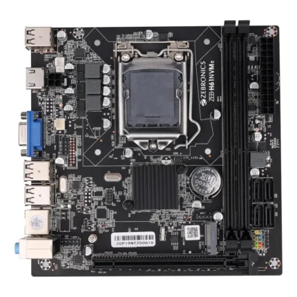 Home 1 ZEBRONICS H61-NVMe Micro-ATX DDR3 Motherboard