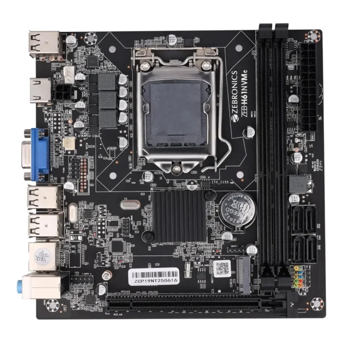 ZEBRONICS H61-NVMe Micro-ATX DDR3 Motherboard