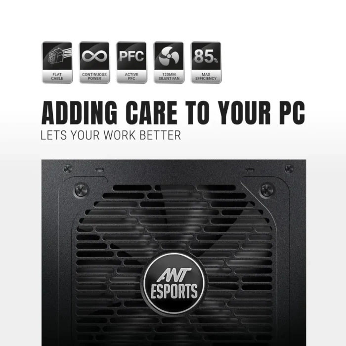 ANT Esports RX650 650 Watt 80 Plus Bronze SMPS Power Supply