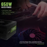 Ant Esports VS650L 650 Watts Gaming SMPS with 5 SATA Cables