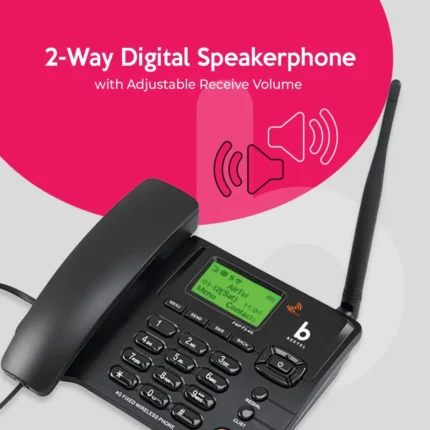 Home 2 Beetel F3-4G Corded Landline Phone With Backlight