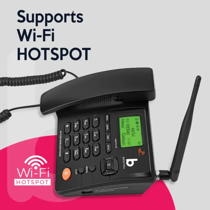 Beetel F3-4G Corded Landline Phone With Backlight