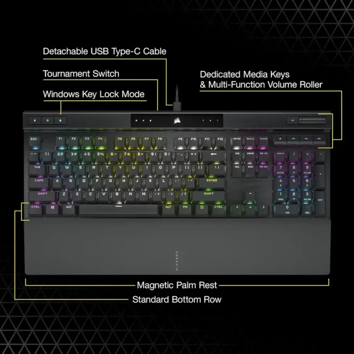 Corsair K70 RGB PRO Mechanical Gaming Keyboard Corsair K70 RGB PRO Mechanical Gaming Keyboard