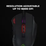 Cosmic Byte Equinox Gamma 16000DPI 12 Button Wired Gaming Mouse