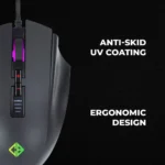 Cosmic Byte Equinox Gamma 16000DPI 12 Button Wired Gaming Mouse