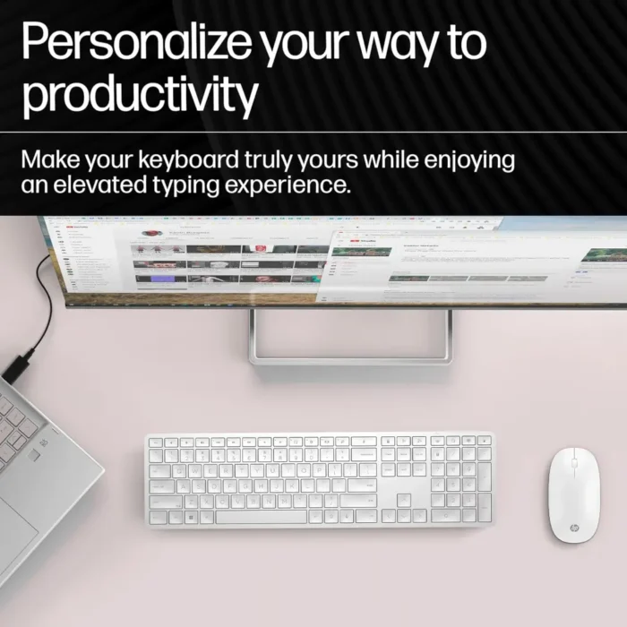 HP 970 Multi-Device 2.4GHz Wireless & Bluetooth Creator Keyboard HP 970 Multi-Device 2.4GHz Wireless & Bluetooth Creator Keyboard