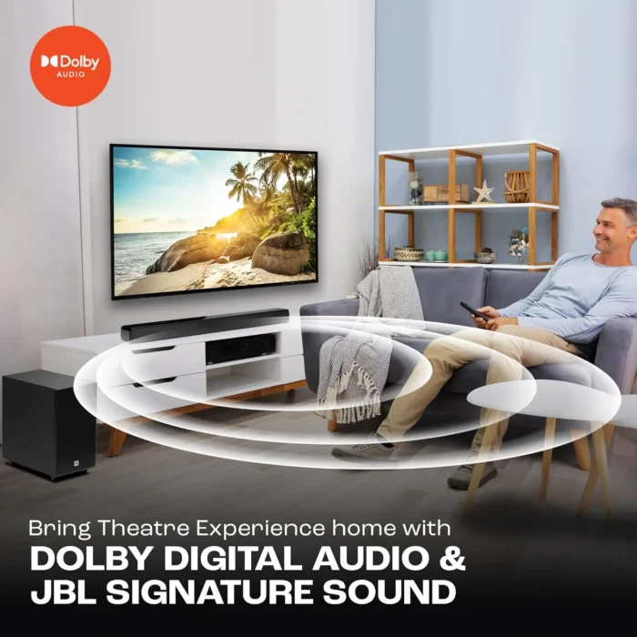 JBL Cinema SB271, Dolby Digital Soundbar with Wireless Subwoofer