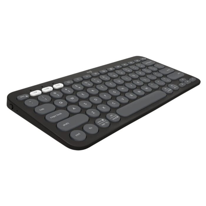 Logitech Pebble Keys 2 K380s, Multi-Device Bluetooth Wireless Keyboard with Customisable Shortcuts