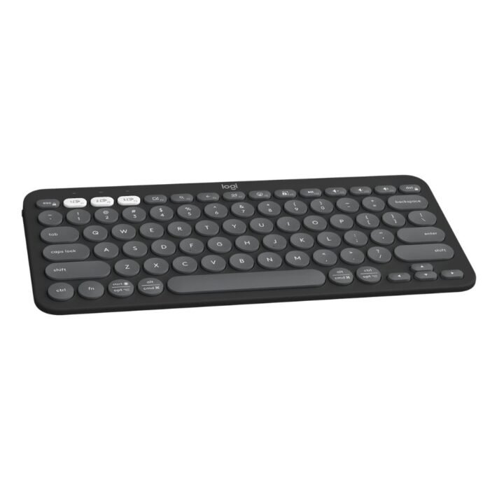 Logitech Pebble Keys 2 K380s, Multi-Device Bluetooth Wireless Keyboard with Customisable Shortcuts