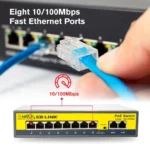 Match LB-Link BL-SF8002, PoE Switch 8 Ports 100 Mbps Unmanaged Network