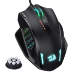 Redragon Impact M908 RGB LED MMO USB Mouse with Side Buttons Laser Wired Gaming Mouse