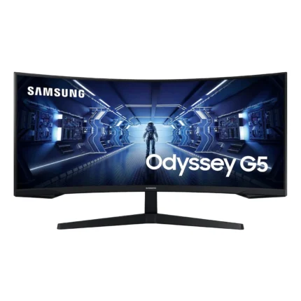 Samsung Odyssey G5 34 Inch WQHD 3440x1440, 165Hz Curved Gaming Monitor