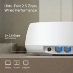 TP-Link Deco BE25 (1-Pack) Dual Band BE5000 Whole Home Mesh WiFi 7 System