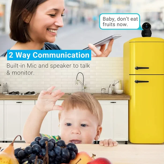 ZEBRONICS ZEB-HA2NW10M-PT-HYB Home Security Camera ZEBRONICS ZEB-HA2NW10M-PT-HYB Home Security Camera