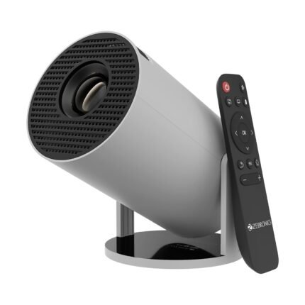 Home 5 Zebronics PixaPlay 73 720p Native, Support 4K Android Smart Projector