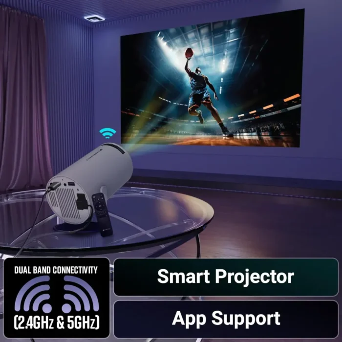 Zebronics PixaPlay 73 720p Native, Support 4K Android Smart Projector Zebronics PixaPlay 73 720p Native, Support 4K Android Smart Projector