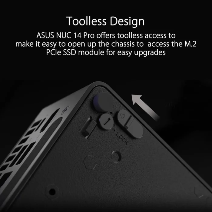 ASUS NUC 14 Pro AI-Enabled Mini PC for Commercial Use with Intel Core Ultra 3 Processors