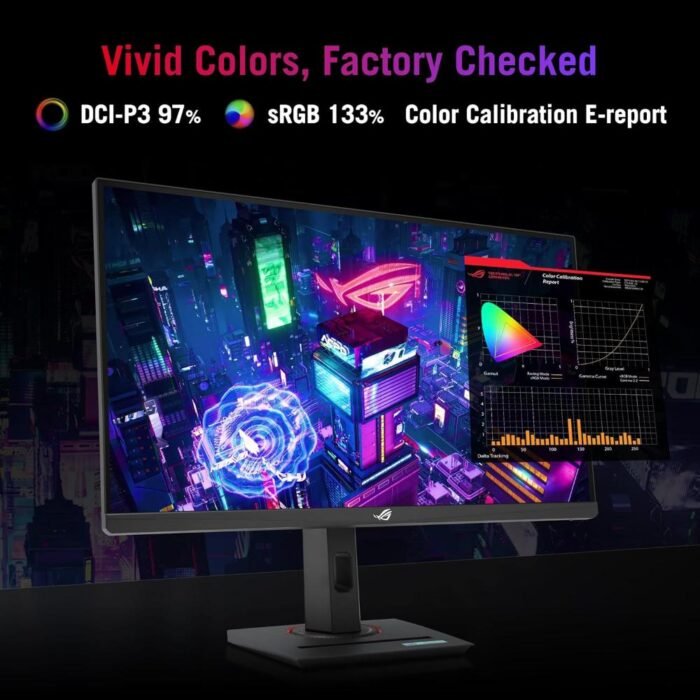 ASUS ROG Strix 27 Inch QHD (2560x1440) HDR400 180Hz USB-C Gaming Monitor