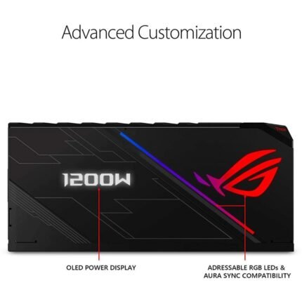 ASUS ROG Thor 1200 Certified 1200W 80+ Platinum Fully-Modular RGB Power Supply