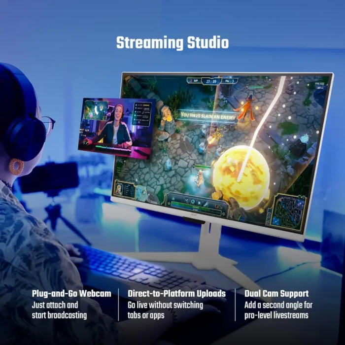 Acer GA321QU 31.5 Inch WQHD VA 180Hz Gaming Smart Monitor