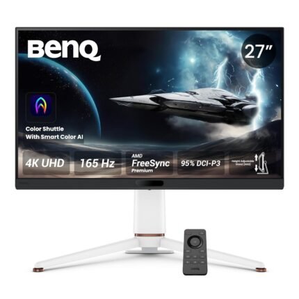 BenQ MOBIUZ EX271U 27 Inch 4K UHD 165Hz 65W USB-C Gaming Monitor
