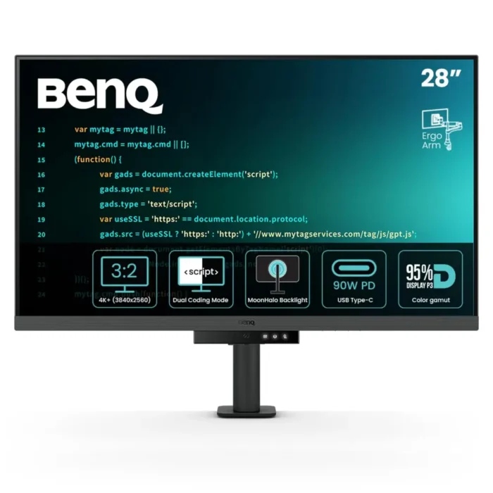 BenQ RD280UA 28.2 Inch 4K+ 3840x2560 3:2 Special Ratio 90W USB Type-C Programming Monitor BenQ RD280UA 28.2 Inch 4K+ 3840x2560 3:2 Special Ratio 90W USB Type-C Programming Monitor