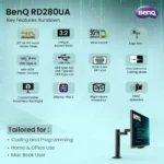 BenQ RD280UA 28.2 Inch 4K+ 3840x2560 3:2 Special Ratio 90W USB Type-C Programming Monitor 2 BenQ RD280UA 28.2 Inch 4K+ 3840x2560 3:2 Special Ratio 90W USB Type-C Programming Monitor
