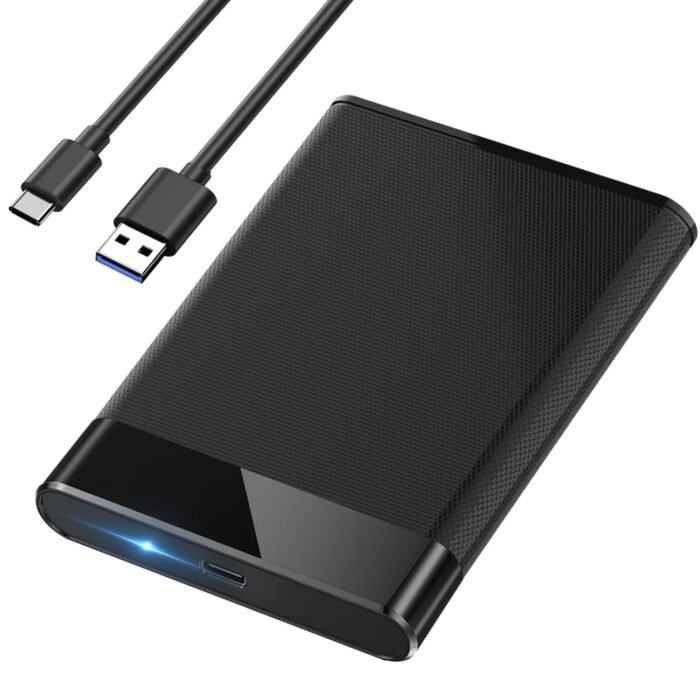 Dyazo 2.5 Inch External Hard Drive Enclosure USB C 3.0 to Type C