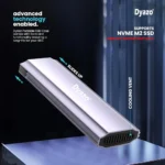 Dyazo NVME M2 USB 3.0 Micro B and USB 3.1 Type C Gen1 SSD Enclosure