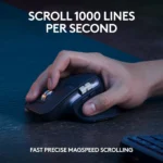 Logitech MX Keys S Combo - Performance Wireless Keyboard and Mouse with Palm Rest 5 Logitech MX Keys S Combo - Performance Wireless Keyboard and Mouse with Palm Rest, Customisable Illumination, Fast Scrolling, Bluetooth, USB C, for Windows, Linux, Chrome,