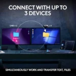 Logitech MX Keys S Combo - Performance Wireless Keyboard and Mouse with Palm Rest 2 Logitech MX Keys S Combo - Performance Wireless Keyboard and Mouse with Palm Rest, Customisable Illumination, Fast Scrolling, Bluetooth, USB C, for Windows, Linux, Chrome,