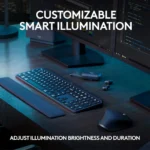 Logitech MX Keys S Combo - Performance Wireless Keyboard and Mouse with Palm Rest 6 Logitech MX Keys S Combo - Performance Wireless Keyboard and Mouse with Palm Rest, Customisable Illumination, Fast Scrolling, Bluetooth, USB C, for Windows, Linux, Chrome,