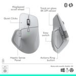 Logitech MX Master 4 for Mac, Ergonomic Bluetooth Mouse (Pale Grey) 6 Logitech MX Master 4 for Mac, Ergonomic Bluetooth Mouse